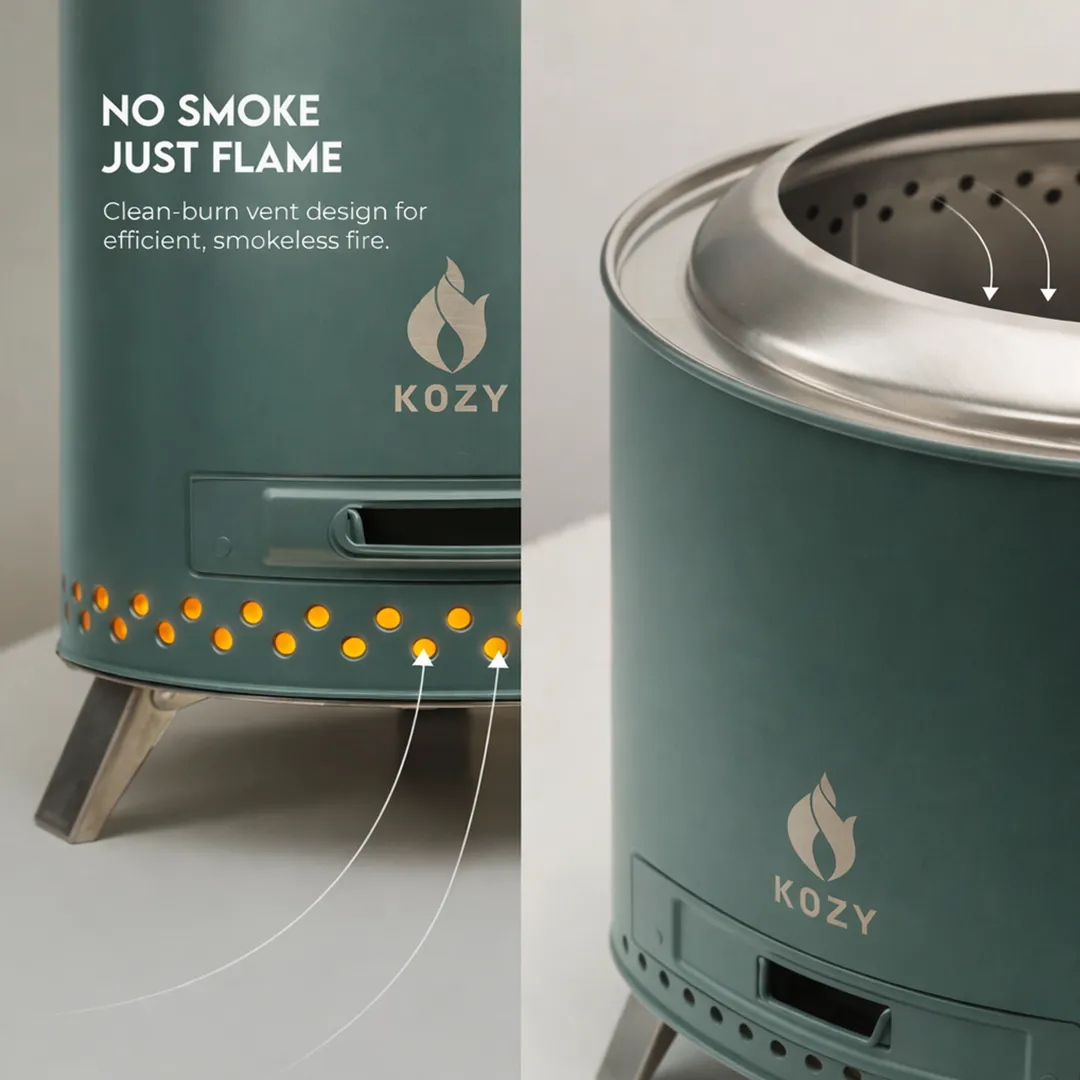 Aura 19" Fire Pit – Limited Edition Green