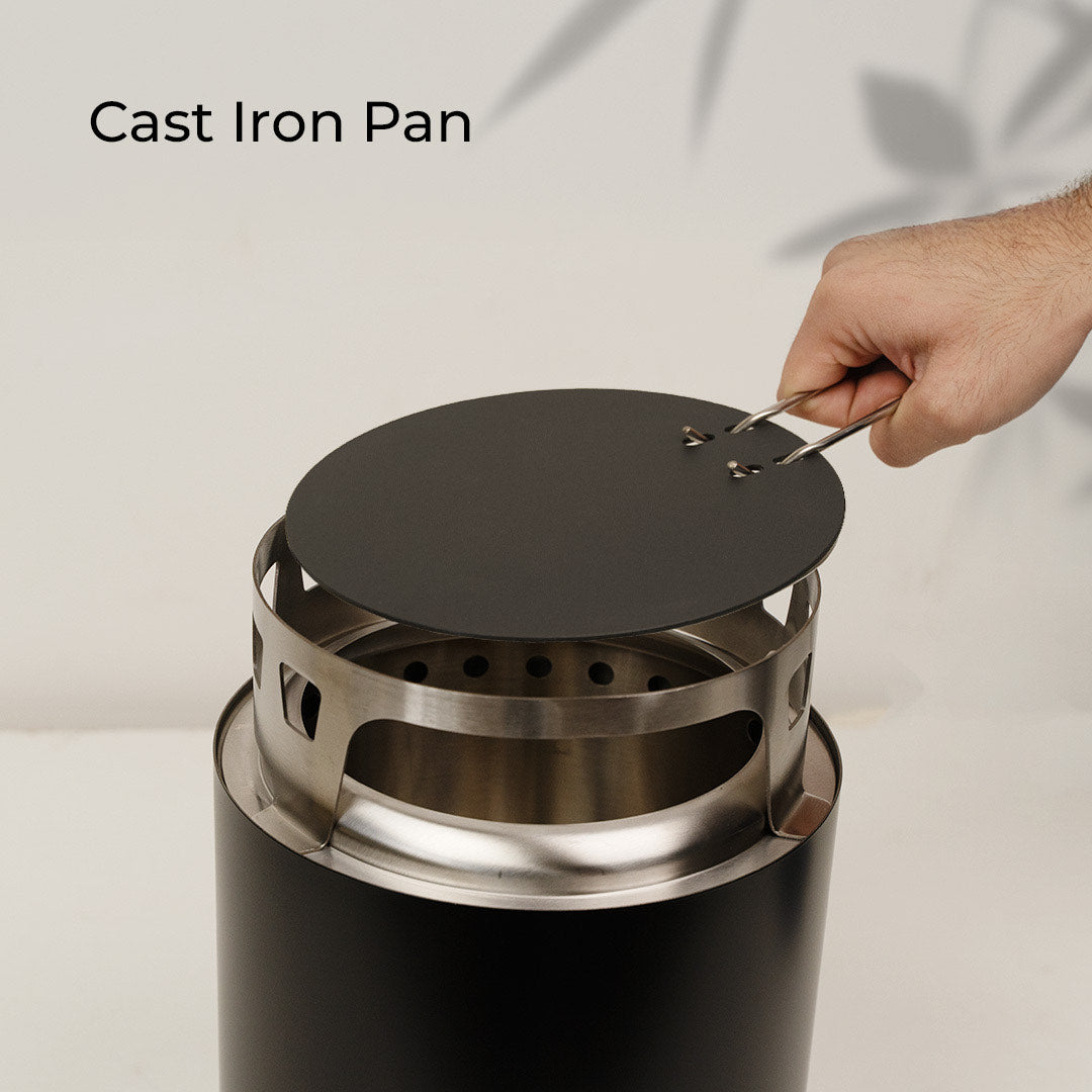 Cooking Stand With Grill and Pan for 9" Glow