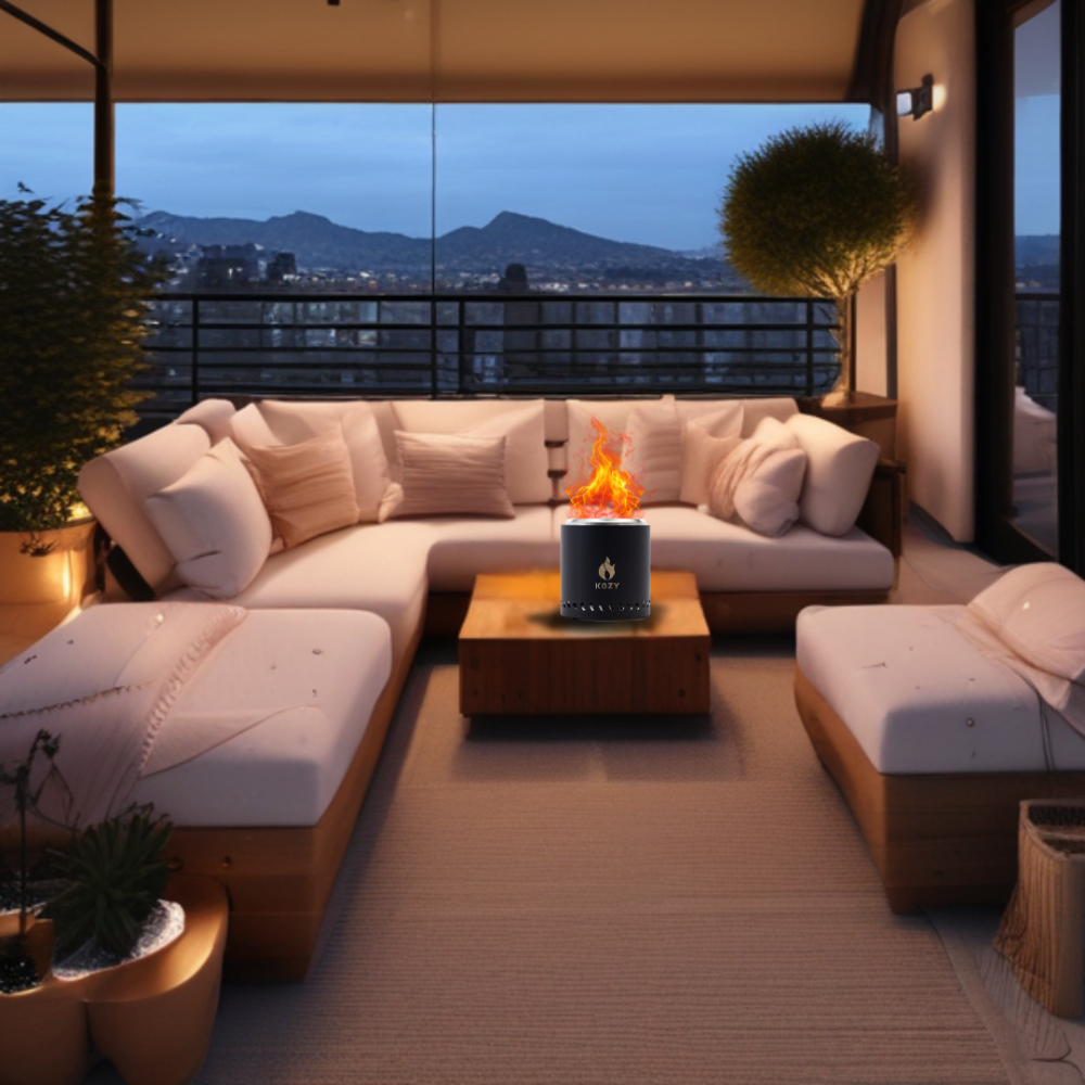 KOZY Fire Pits for Small Spaces: Maximising Urban Outdoor Areas