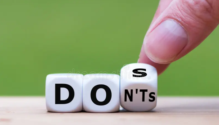 Don'ts for a Smokeless Fire Pit